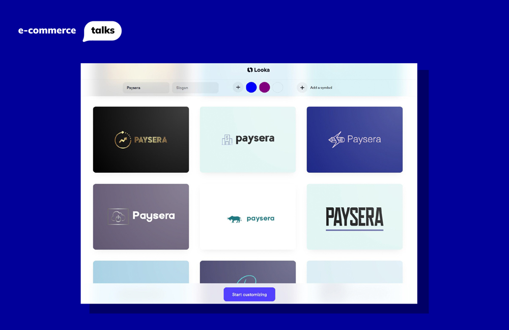 looka.com is among best ecommerce tools and helps to create brand design
