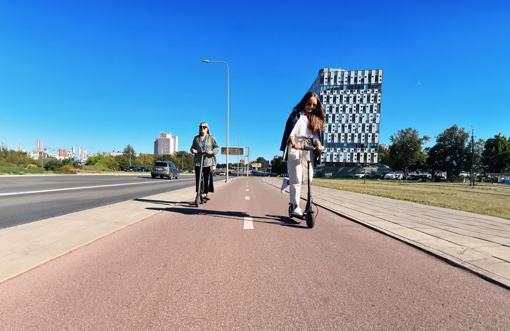 Paysera supports employees commuting in an environmentally friendly way.